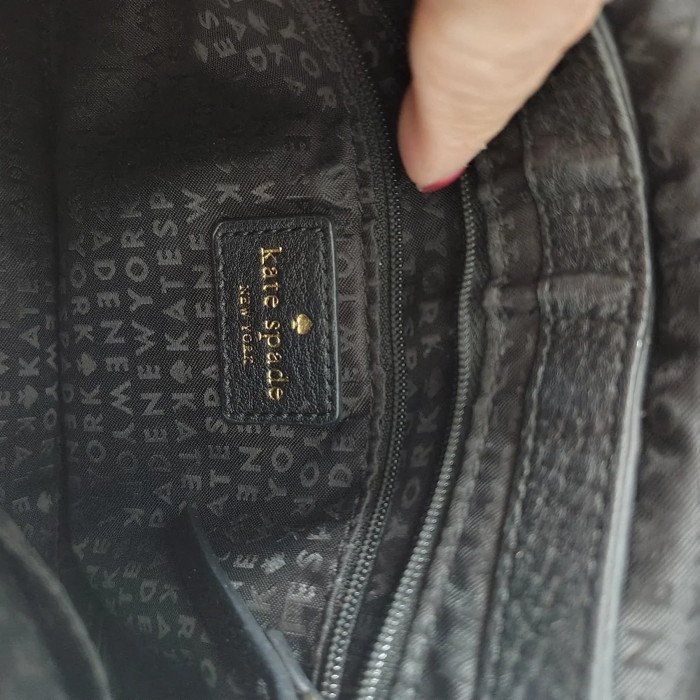 Kate Spade Ashby Place Josey Black Pebbled Crossbody Bag